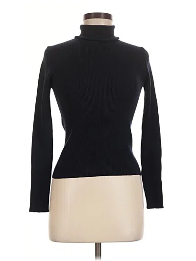 Pre-owned Guess Turtleneck Sweater In Black