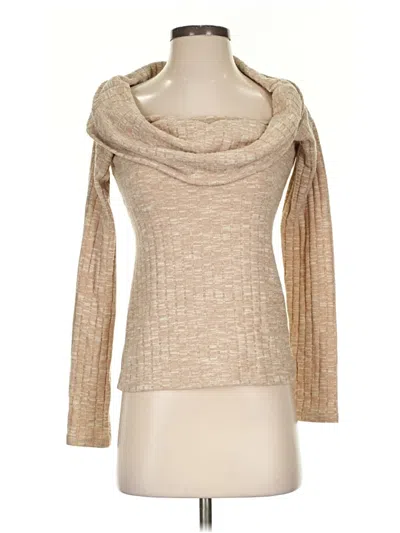 Pre-owned Guess Turtleneck Sweater In Brown