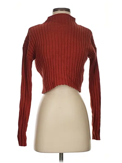 Pre-owned Guess Turtleneck Sweater In Red