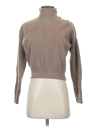 Pre-owned Guess Turtleneck Sweater In Tan