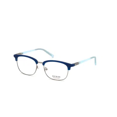 Guess Unisex' Spectacle Frame  Gu3024-51091  51 Mm Gbby2 In Blue