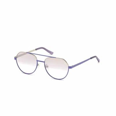 Guess Unisex Sunglasses  Gu304881z53  53 Mm Gbby2 In Purple
