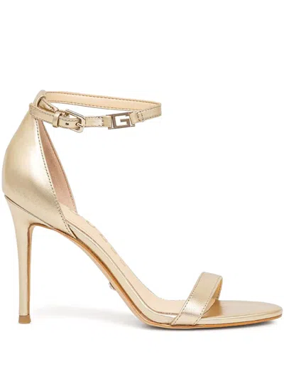 Guess Usa 100mm Kabail Sandals In Gold