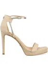 Guess Usa 110mm Suede Sandals In Neutrals