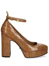 Guess Usa 125mm Themis Pumps In Brown