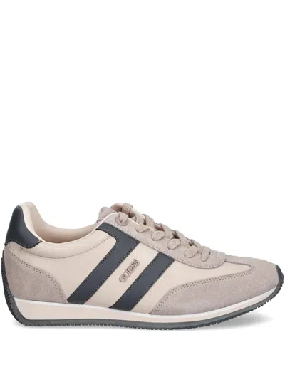 Guess Usa 30mm Saphia Lace-up Sneakers In Gray