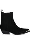 Guess Usa 35mm Metal Toe Boots In Black