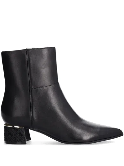 Guess Usa 40mm Lukkie Ankle Boots In Brown