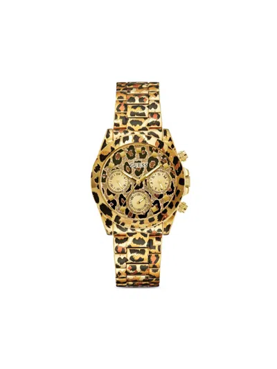 Guess Usa 40th Anniversary Iconic Animal 38mm In Neutrals
