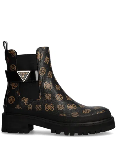 Guess Usa 42mm Bensly Boots In Black