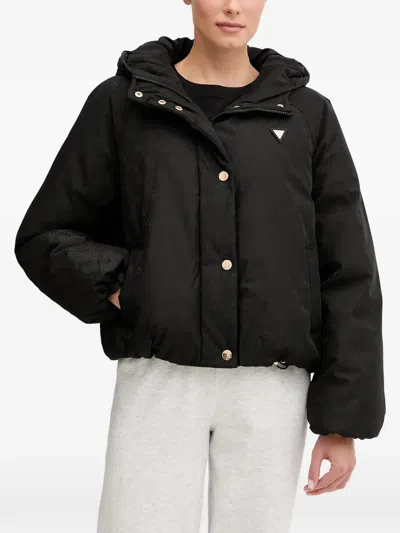 Guess Usa 4g Hooded Jacket In Black