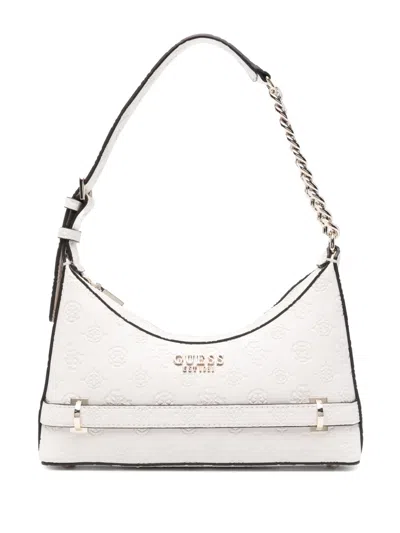 Guess Usa 4g Peony Tote Bag In White