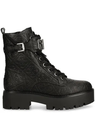 Guess Usa 50mm Vaires Boots In Schwarz