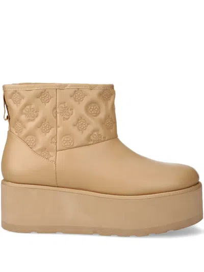 Guess Usa 60mm Jilla 2 Boots In Neutrals