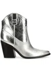 Guess Usa 80mm Jalella Boots In Silver