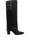 Guess Usa 85mm Garica Side-buckles Boots In Black