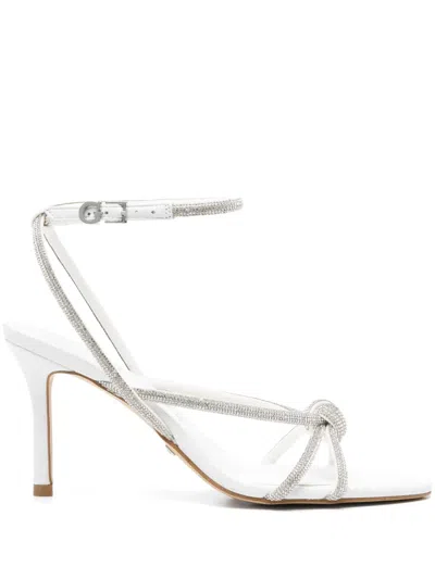 Guess Usa 85mm Merlot Sandals In 白色