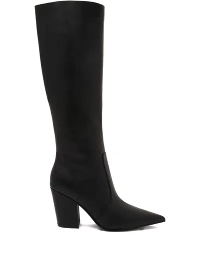 Guess Usa 85mm Nariel Pointed Block-heel Boots In Black