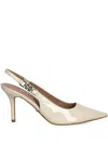 Guess Usa 85mm Nassha Slingback Pointed-toe Pumps In Black