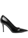 Guess Usa 85mm Prindy Heeled Pumps In Black