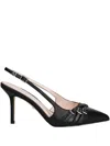 Guess Usa 90mm Leather Slingback Pumps