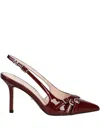 Guess Usa 90mm Marciano Slingback Pumps In Red