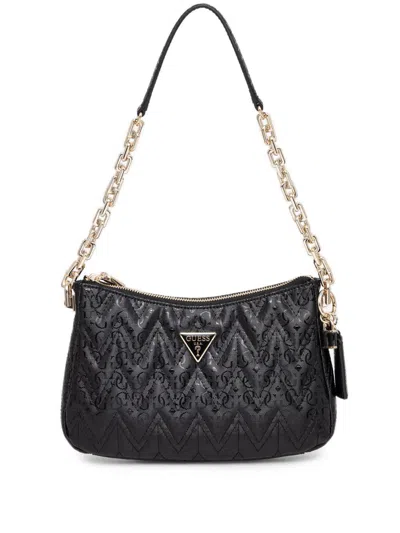 Guess Usa Adelard Shoulder Bag In Black