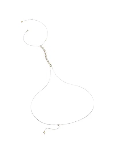 Guess Usa All Eyes On Me Body Chain In Metallic