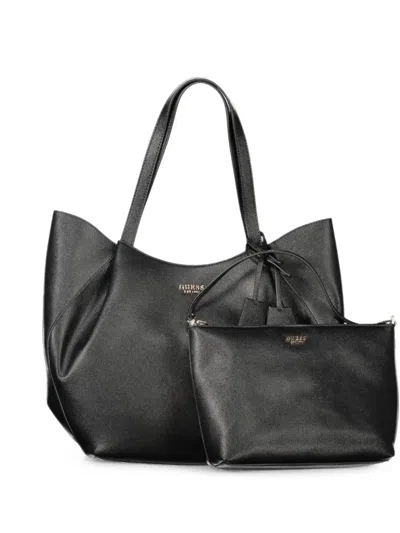 Guess Usa Amorette Tote Bag In Black
