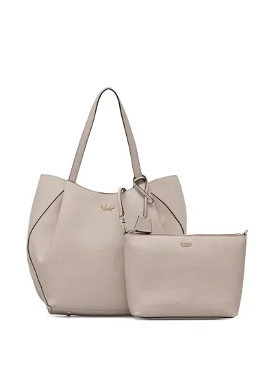 Guess Usa Amorette Tote Bag In Neutral