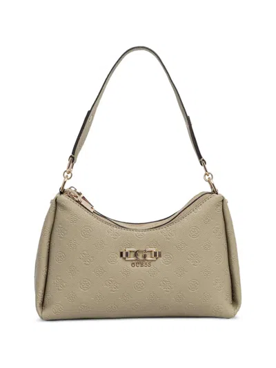 Guess Usa Anise Logo-embossed Tote Bag In Neutral
