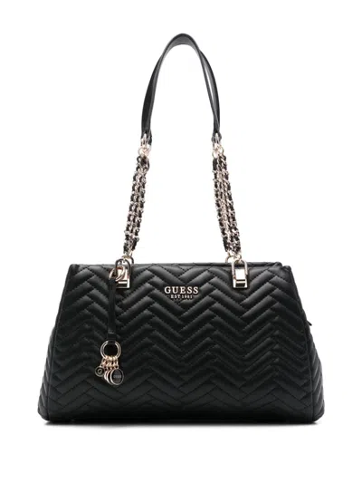 Guess Usa Anning Schultertasche In Schwarz