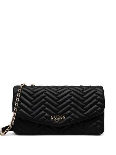 Guess Usa Anning Shoulder Bag In Black