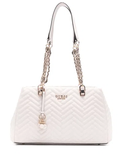 Guess Usa Anning Shoulder Bag In Neutrals