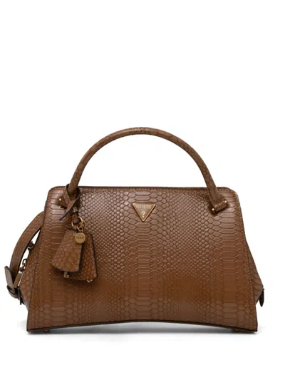 Guess Usa Annita Tote Bag In Brown