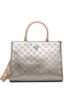 Guess Usa Arnela Logo-debossed Structured Handbag
