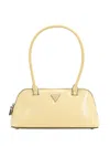 Guess Usa Arnela Logo-plaque Tote Bag In Yellow