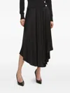 Guess Usa Asymmetric Skirt In Black