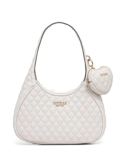 Guess Usa Atabey Shoulder Bag In Neutral