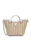 Guess Usa Woven Texture Top Handle Bag