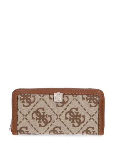 Guess Usa Audrey Wallet In Neutral