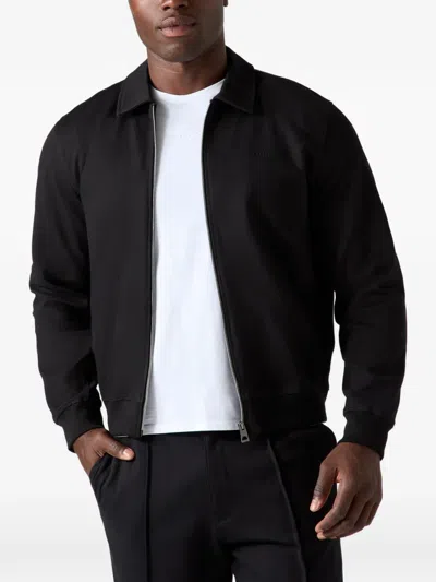 Guess Usa Aviator Jacket In Black