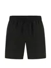 Guess Usa Basic Medium Swim Trunks In Black