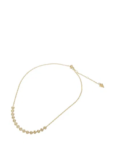 Guess Usa Beaded Necklace In Gold