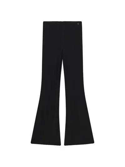 Guess Usa Belen Flared Trousers In Black