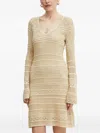 Guess Usa Bell-sleeve Knit Mini Dress