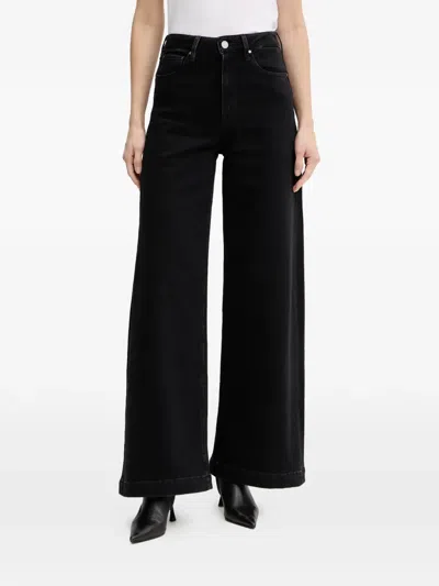 Guess Usa Bellagio Wide-leg Jeans In Black