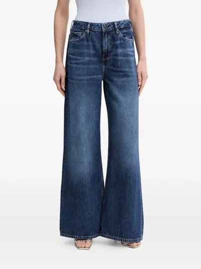 Guess Usa Bellagio Wide-leg Jeans In Blue