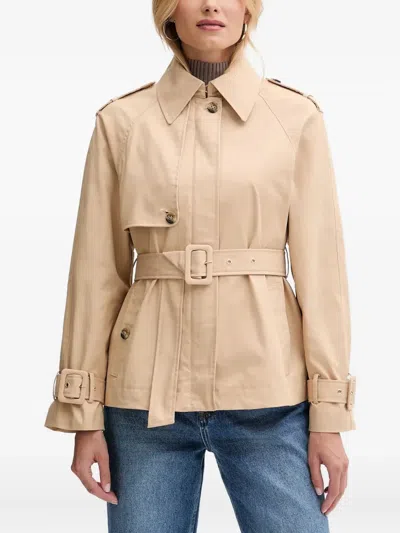 Guess Usa Belte Jacket In Neutral