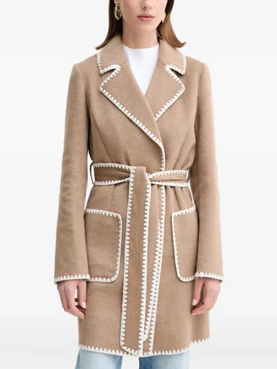 Guess Usa Belted Coat